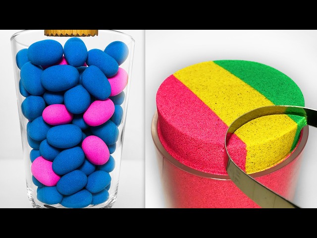 Very Satisfying and Relaxing Compilation 370 Kinetic Sand ASMR