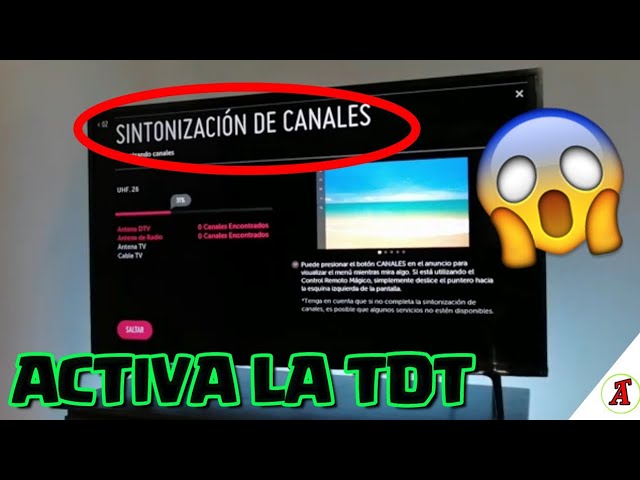 Como ACTIVAR La TDT en Mi Smart Tv (paso a paso) Como Sintonizar la tdt en TV LG