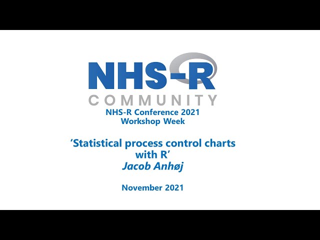 Statistical process control charts with R - Jacob Anhøj, November 2021
