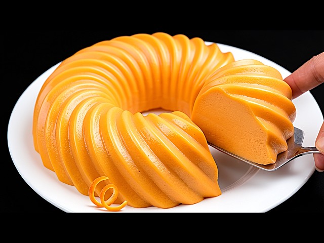 Milk + orange and banana = the best dessert! Quick & easy, no baking!