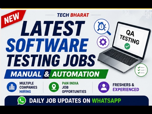 WFH Testing Jobs 2026 | Manual & Automation QA Jobs | Remote Software Testing Jobs | Tech Bharat