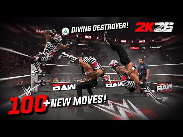WWE 2K26: 200+ NEW MOVES! 🔥