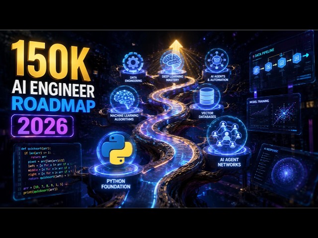 Become an AI Engineer FAST! (2026 Complete Roadmap) #aiengineer #careerroadmap #pythonprogramming