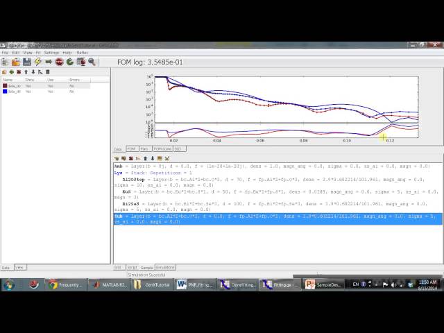 Neutron & X-Ray Reflectivity Fitting in GenX