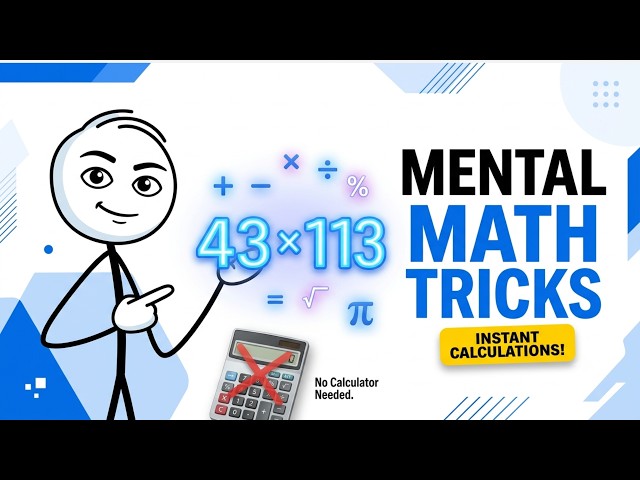 99% of People Don't Know These Mental Math Tricks!