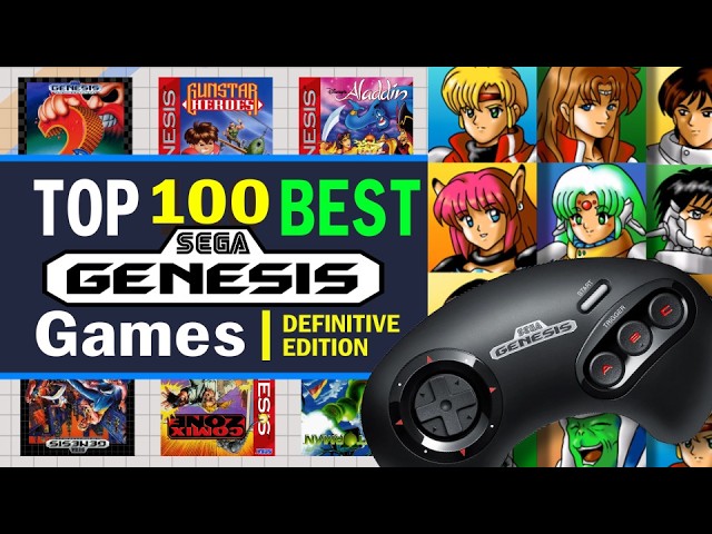 Top 100 Best Sega Genesis (Mega Drive) Games | Definitive Edition