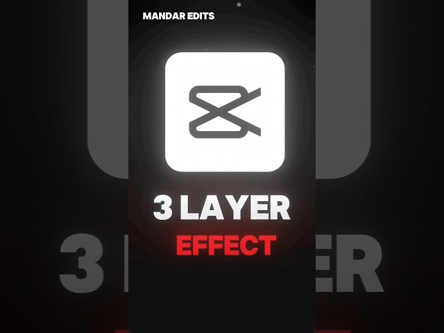 Capcut 3 Layer Video Editing | 3 Screen Effect | Capcut Tutorial | #capcutedit #capcuttutorial