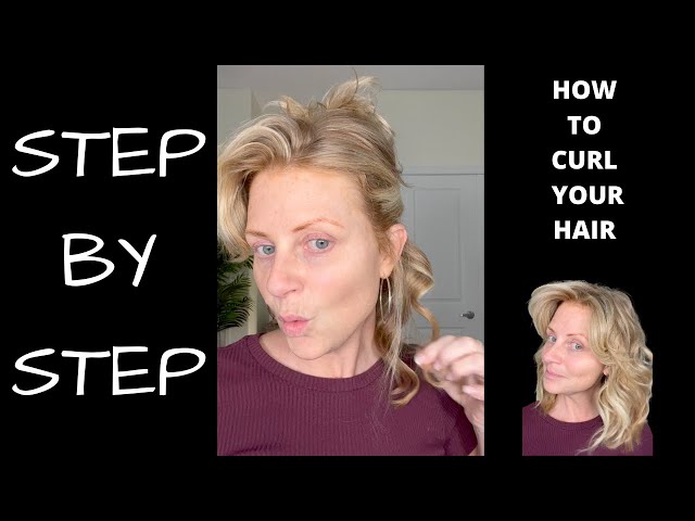 HOW to CURL Medium Length Layered Hair