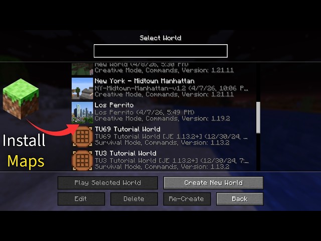 How To Download Maps In Minecraft Java