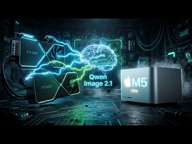 256GB M5 Ultra - Testing Qwen Image 2.1 T2I & Edit on Apple's Most Powerful Mac Ever
