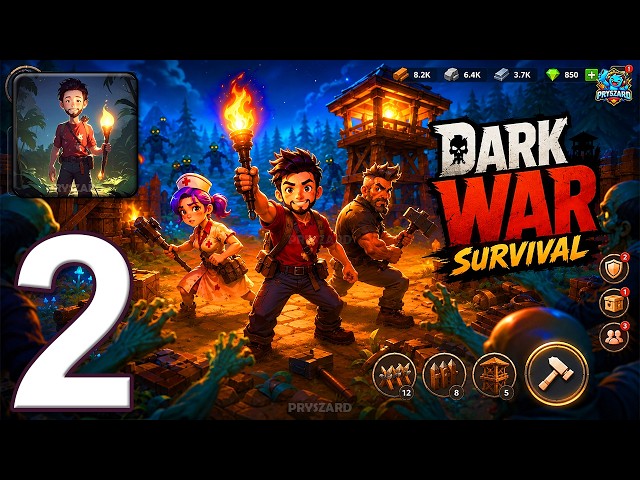 Dark War Survival - Gameplay Walkthrough Part 2 - Tutorial (iOS, Android)