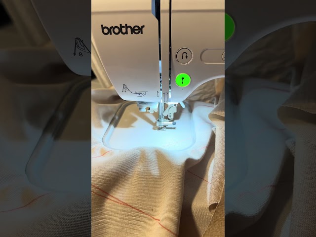 Sewing a banner for my friends wedding🤗 #embroiderymachine #brotherse700 #sewing #banner