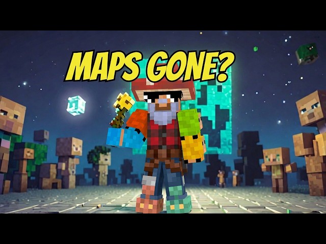 Minecraft's NEWEST Update Has A CRAZY Bug That Makes Maps Disappear?