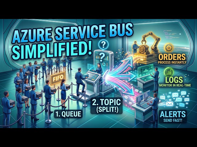 Master Azure Service Bus | Queues vs Topics | Pub/Sub Architecture Explained