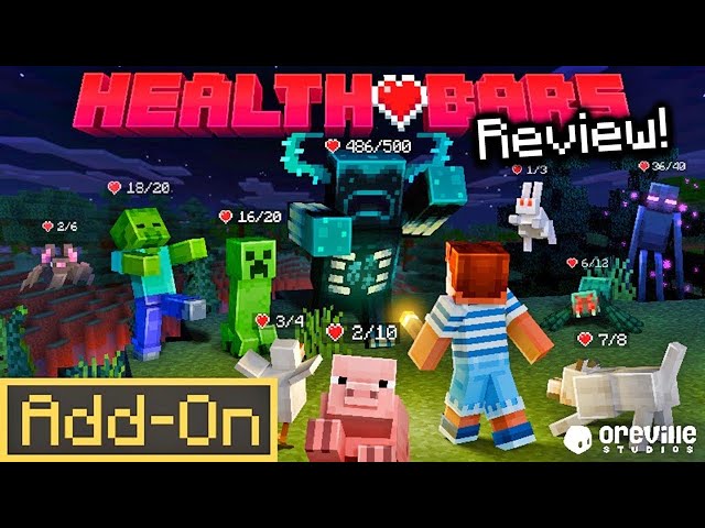 Health Bars Add-On | NUEVO ADDON PARA MINECRAFT BEDROCK 1.21+ 2026 MARKETPLACE NEW.