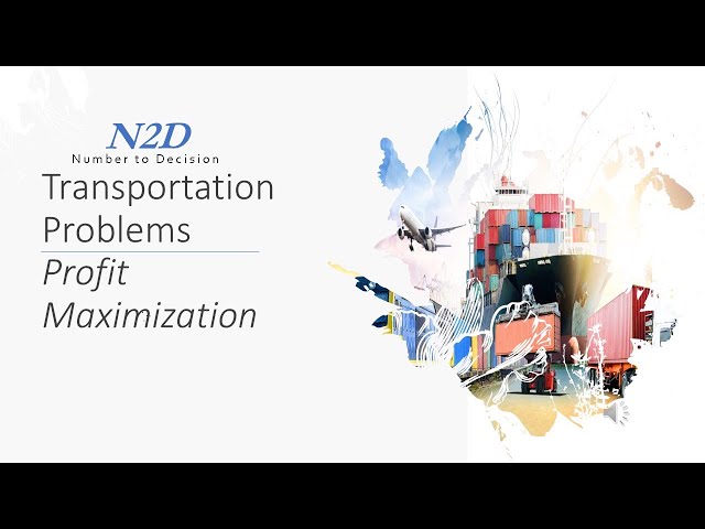 Transportation Problem - Maximization Profit - Vogel’s Approximation Method