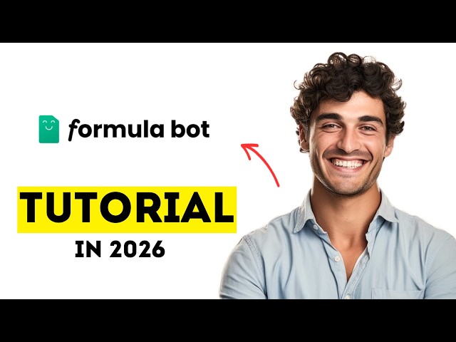 How to Use Formula Bot to Analyze Excel Data with AI in 2026 (Easy Tutorial)