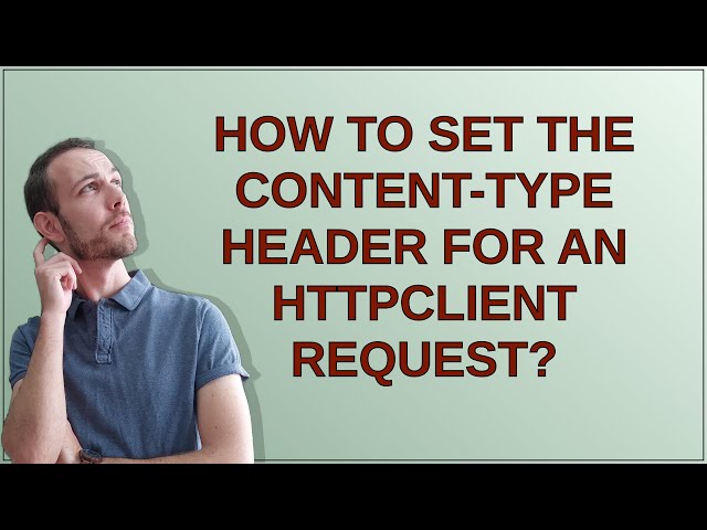 How to set the Content-Type header for an HttpClient request?