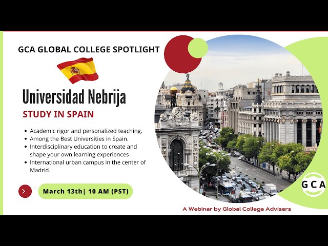 Inside Universidad Nebrija, SPAIN - Small Classes, Big Opportunities, and in the Middle of Madrid