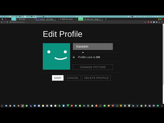 Netflix Full Stack Project using Django and React