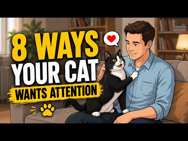 8 Things Your Cat Does When They Want Your Attention