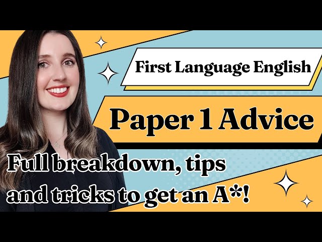 Paper 1 Tips 🌟 First Language English IGCSE 0500/0990🌟