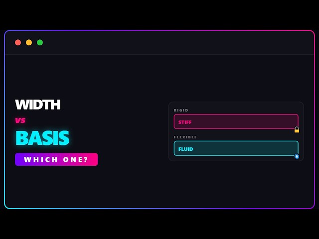 Mastering Space Distribution flex basis vs width