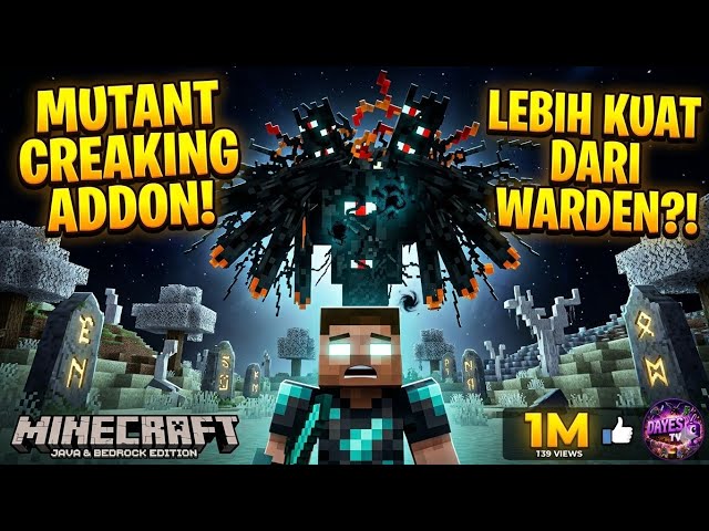 MUTANT CREAKING ADDON! Monster Paling Menakutkan & Terkuat di Minecraft! 😱🔥