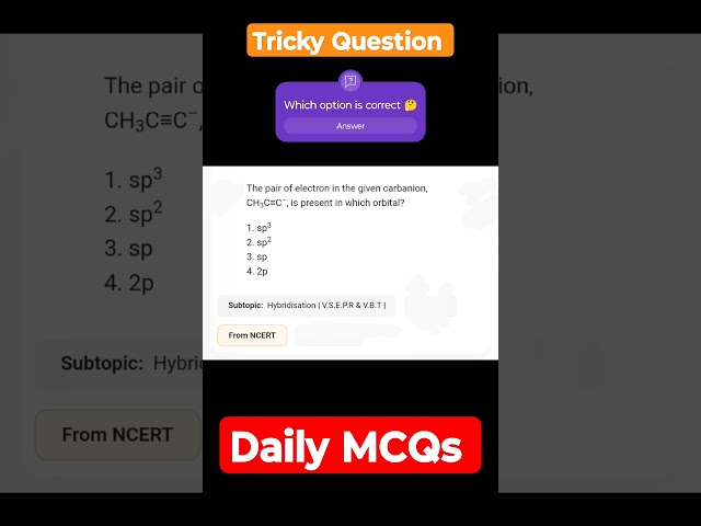 Daily MCQs #ncert #neet #jee #chemistry #pyq