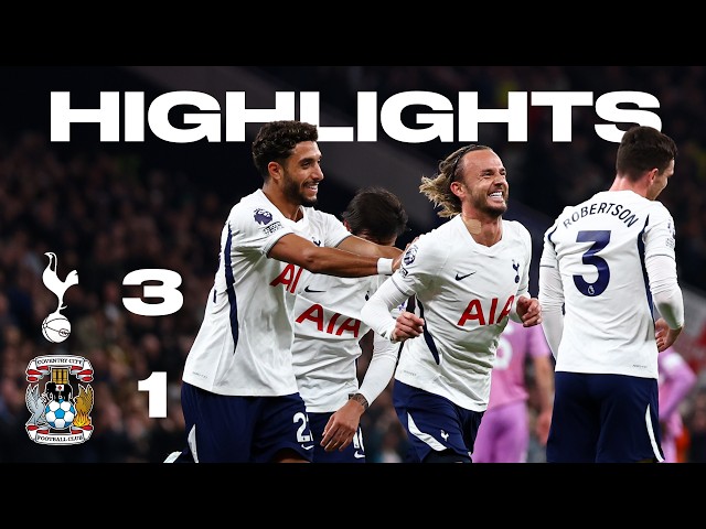 Marmoush's first goal! | Spurs 3-1 Coventry City | Premier League Highlights