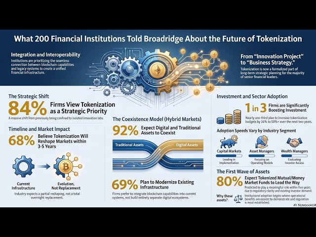 What 200 Financial Institutions Told Broadridge About the Future of Tokenization