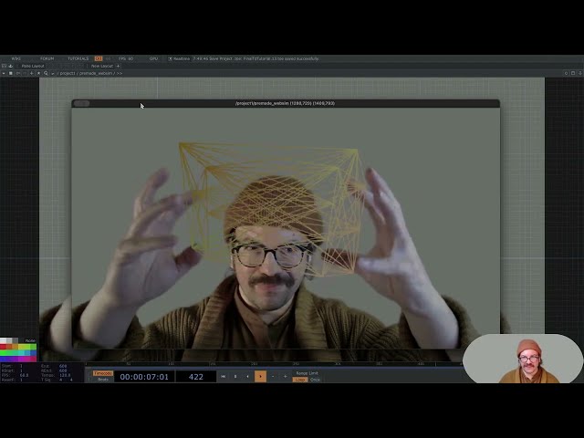 Turn Your Hands Into a Digital Web (TouchDesigner Tutorial with POPs)