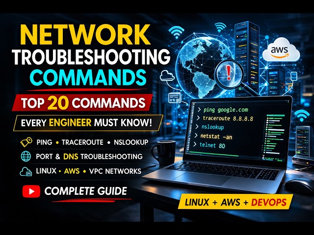 Network Troubleshooting Commands | Must Know for IT Support #networking #tech #interview #cloud