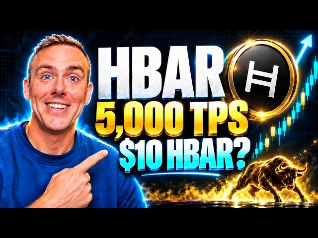 HBAR Price Based on an AI Simulation - Hedera at 5,000 TPS SUSTAINED