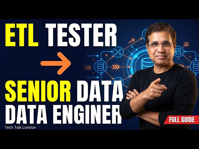 ETL Tester to Data Engineer -- Career Roadmap, Skills -- Tech Talk