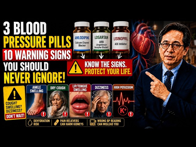 Senior Health Wellness: Amlodipine, Losartan or Lisinopril? 10 Warning Signs