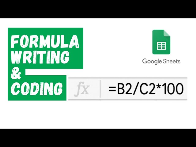 Writing Formulae & Codes in Google Sheets for Data Analysis | Learn From Zero (Urdu)