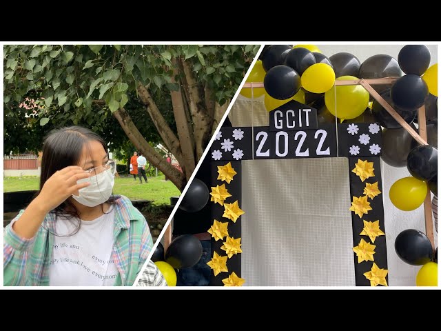 College vlog : library, gcit day, grwm, 4th dose