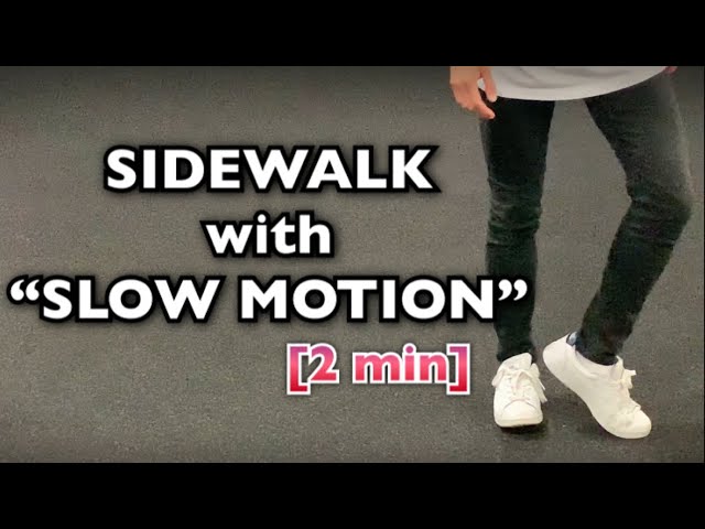 How to dance Sidewalk - Michael Jackson in “Slow-motion” tutorial