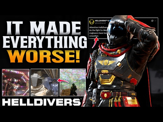 Helldivers 2 NEW UPDATE Broke More Than It Fixed!