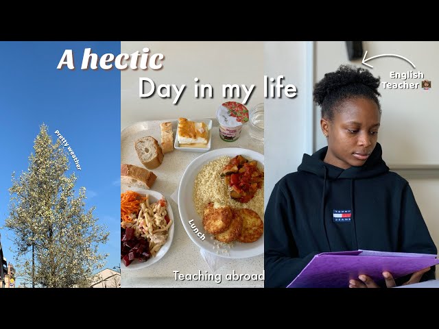 DAy in my life as a language assistant in France•Q&A, tips 👩🏽‍🏫🌸
