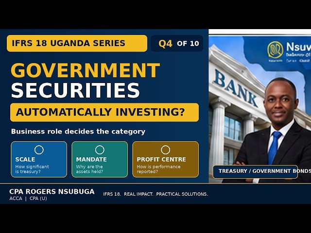 IFRS 18 for Banks Q4: Are Government Securities Automatically Investing?