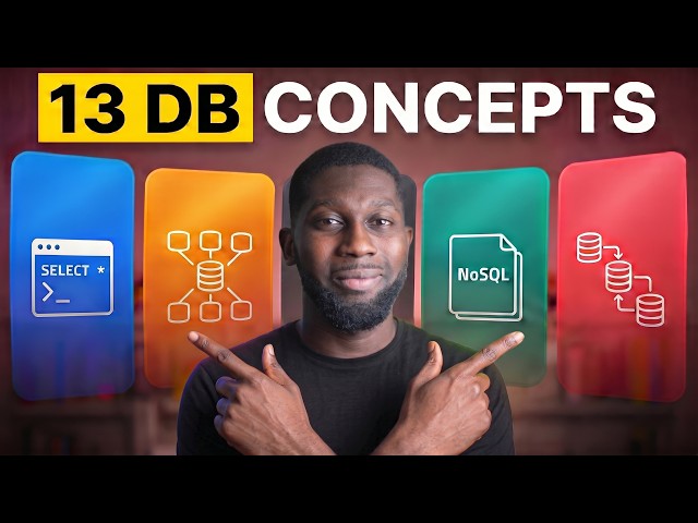 13 Database Concepts Every Backend Engineer Must Know