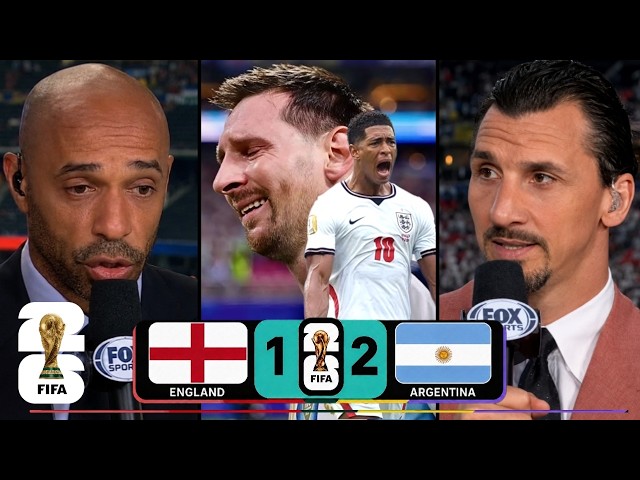 What a Comeback! Messi Saves Argentina Again | Zlatan & Henry REACT to England 1-2 Argentina