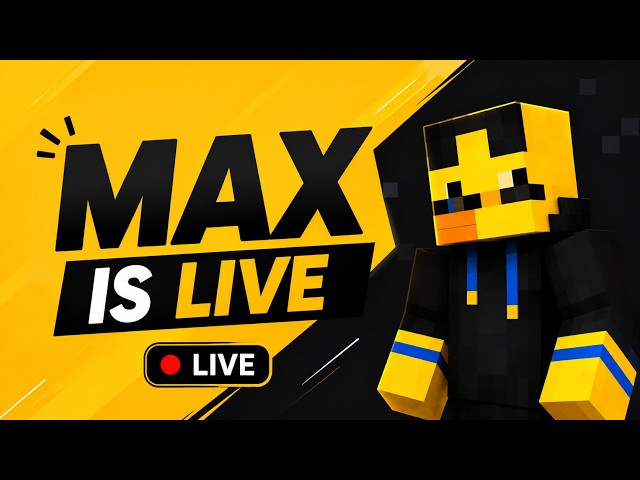 MINECRAFT Stream 😎|MaxGamerz | #live #minecraft #stream