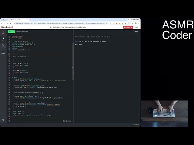 ASMR Programming - Coding simple ring buffer
