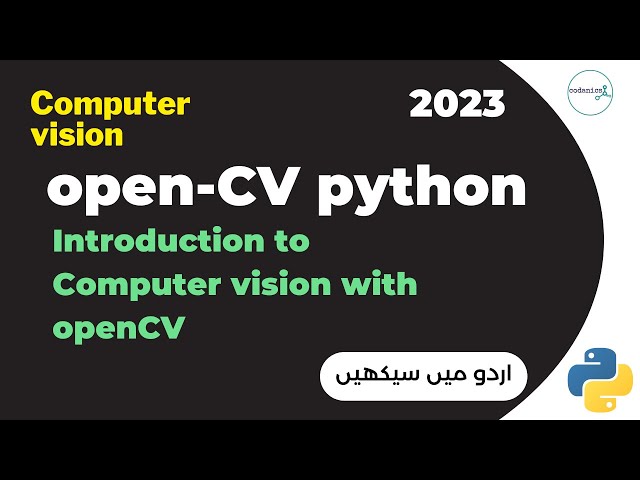 OpenCV-python introduction to Computer Vision