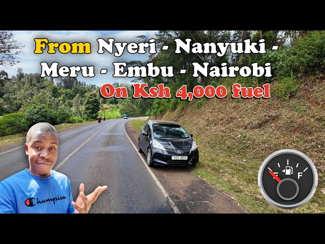 Epic drive around Mt  Kenya | On Low fuel!