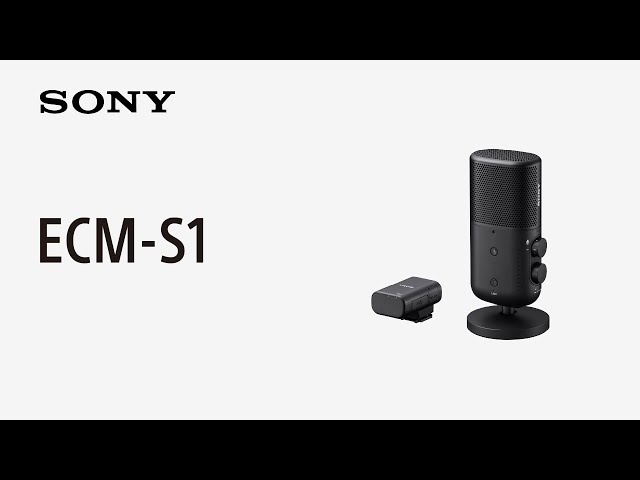 Introducing Wireless / Streaming Microphone ECM-S1 | Sony | Accessory