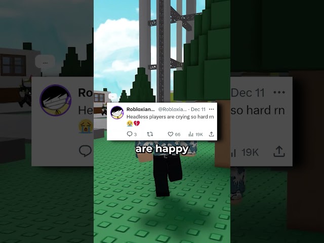 Roblox Has Removed Fake Headless..